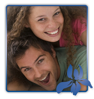 stock photo young couple with great smiles